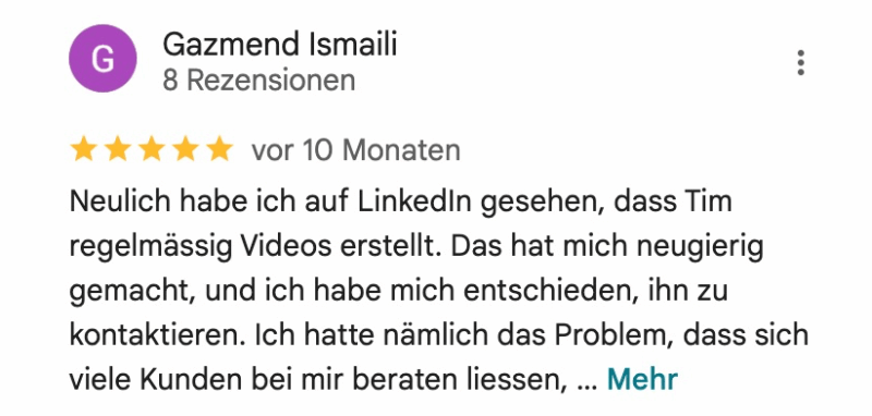 Gazmend-Ismaili-google-Rezension